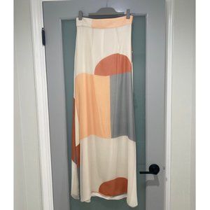 Zimmermann Arcadia Printed A-Line Maxi Skirt